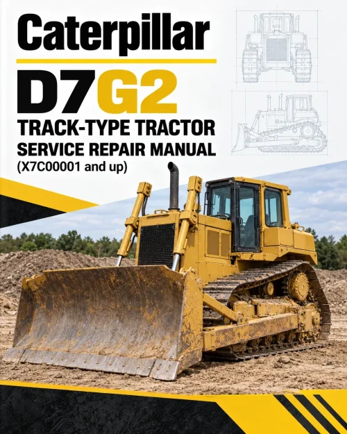Caterpillar CAT D7G2 Track-Type Tractor Service Repair Manual (X7C00001 and up) Caterpillar CAT D7G2 Track-Type Tractor Service Repair Manual (X7C00001 and up)