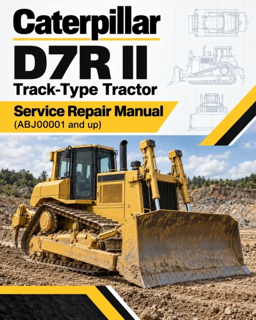 Caterpillar CAT D7R II Track-Type Tractor Service Repair Manual (ABJ00001 and up)