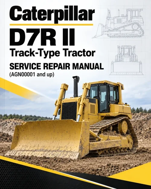 Caterpillar CAT D7R II Track-Type Tractor Service Repair Manual (AGN00001 and up)