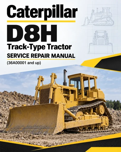 Caterpillar CAT D8H Track-Type Tractor Service Repair Manual (36A00001 and up)