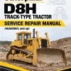 Caterpillar CAT D8H Track-Type Tractor Service Repair Manual (46A00001 and up)