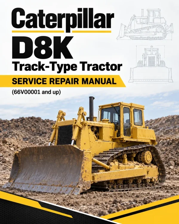 Caterpillar CAT D8K Track-Type Tractor Service Repair Manual (66V00001 and up) Caterpillar CAT D8K Track-Type Tractor Service Repair Manual (66V00001 and up)