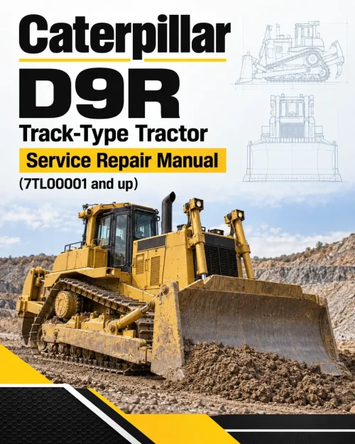 Caterpillar CAT D9R Track-Type Tractor Service Repair Manual (7TL00001 and up)