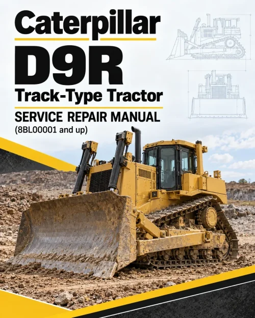 Caterpillar CAT D9R Track-Type Tractor Service Repair Manual (8BL00001 and up)
