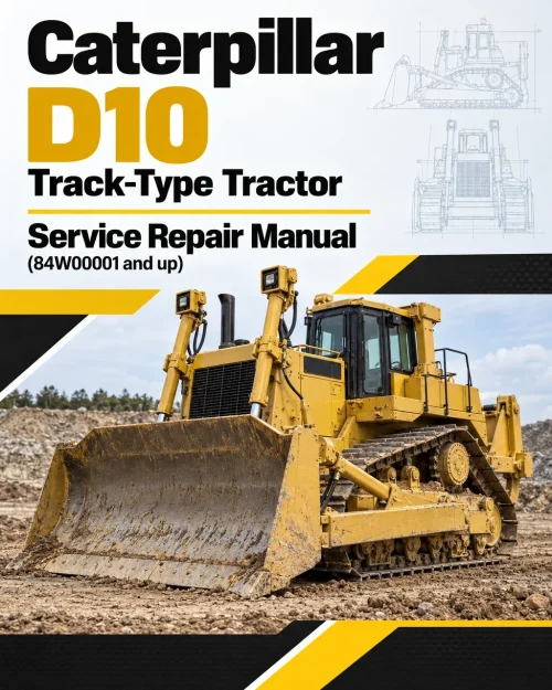 Caterpillar CAT D10 Track-Type Tractor Service Repair Manual (84W00001 and up)