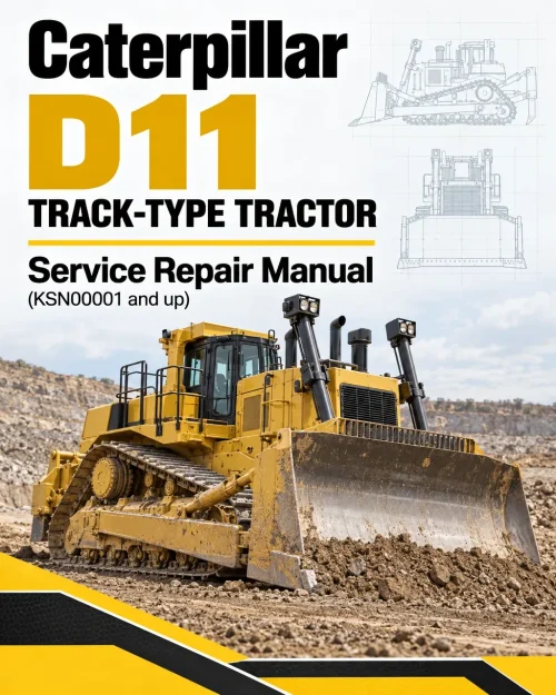 Caterpillar CAT D11 Track-Type Tractor Service Repair Manual (KSN00001 and up)
