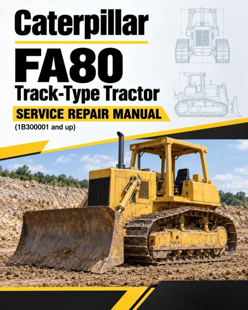 Caterpillar CAT FA80 Track-Type Tractor Service Repair Manual (1B300001 and up)