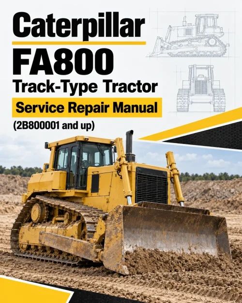 Caterpillar CAT FA800 Track-Type Tractor Service Repair Manual (2B800001 and up)