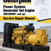 Caterpillar CAT Power System Generator Set Engine Service Repair Manual (MEZ00001 and up)
