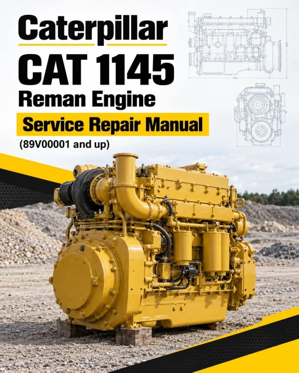 Caterpillar CAT 1145 Reman Engine Service Repair Manual (89V00001 and up) Caterpillar CAT 1145 Reman Engine Service Repair Manual (89V00001 and up)