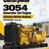 Caterpillar CAT 3054 Generator Set Engine Service Repair Manual (2PW00001 and up) Caterpillar CAT 3054 Generator Set Engine Service Repair Manual (2PW00001 and up)