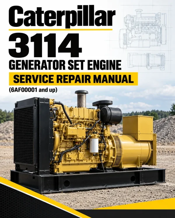 Caterpillar CAT 3114 Generator Set Engine Service Repair Manual (6AF00001 and up) Caterpillar CAT 3114 Generator Set Engine Service Repair Manual (6AF00001 and up)