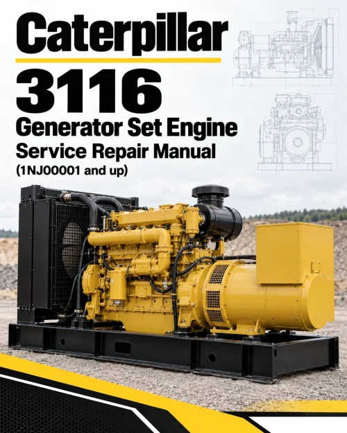 Caterpillar CAT 3116 Generator Set Engine Service Repair Manual (1NJ00001 and up)
