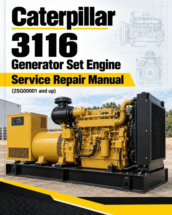 Caterpillar CAT 3116 Generator Set Engine Service Repair Manual (2SG00001 and up) Caterpillar CAT 3116 Generator Set Engine Service Repair Manual (2SG00001 and up)
