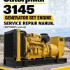 Caterpillar CAT 3145 Generator Set Engine Service Repair Manual (65P00001 and up)