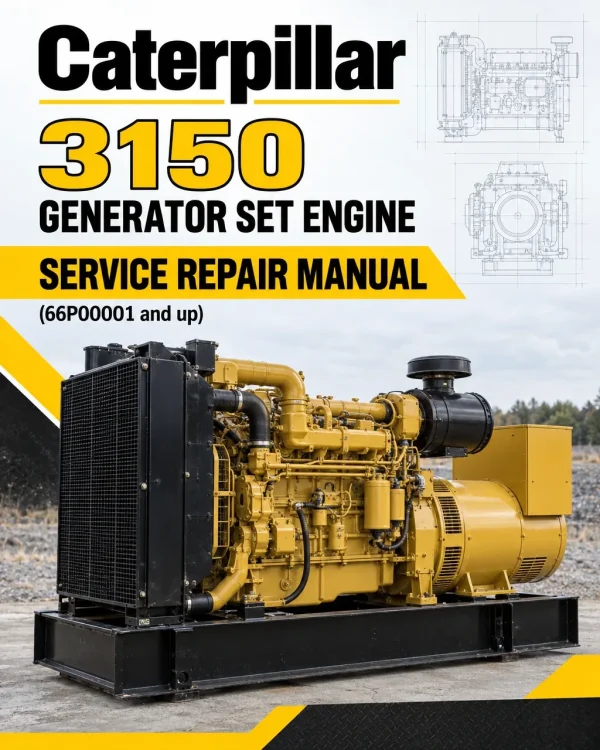Caterpillar CAT 3150 Generator Set Engine Service Repair Manual (66P00001 and up)