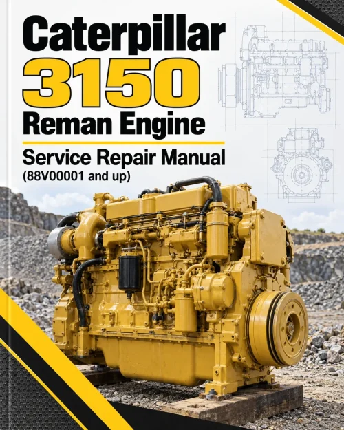 Caterpillar CAT 3150 Reman Engine Service Repair Manual (88V00001 and up) Caterpillar CAT 3150 Reman Engine Service Repair Manual (88V00001 and up)