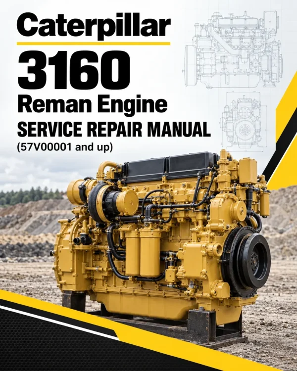 Caterpillar CAT 3160 Reman Engine Service Repair Manual (57V00001 and up) Caterpillar CAT 3160 Reman Engine Service Repair Manual (57V00001 and up)