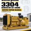 Caterpillar CAT 3304 Generator Set Engine Service Repair Manual (6YB00001 and up) Caterpillar CAT 3304 Generator Set Engine Service Repair Manual (6YB00001 and up)