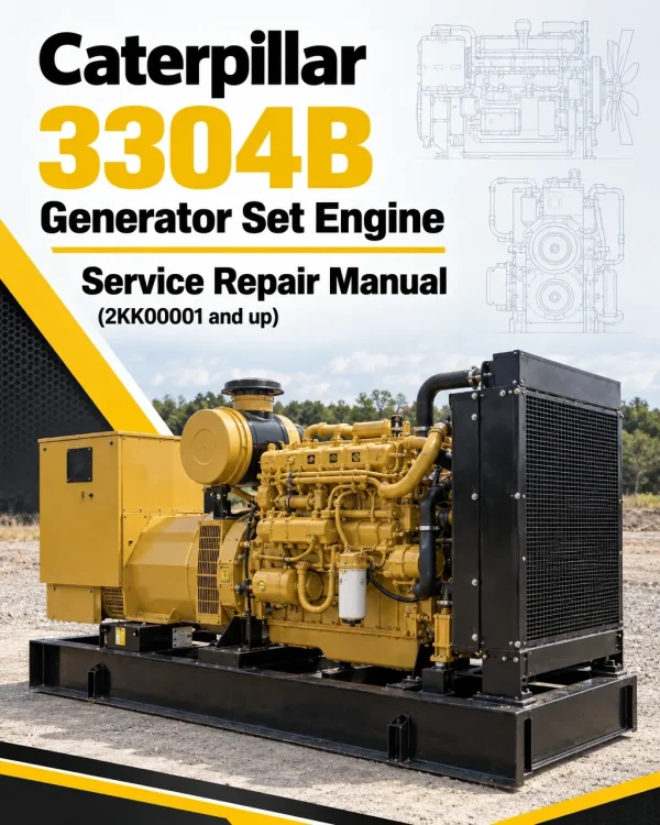 Caterpillar CAT 3304B Generator Set Engine Service Repair Manual (2KK00001 and up) Caterpillar CAT 3304B Generator Set Engine Service Repair Manual (2KK00001 and up)