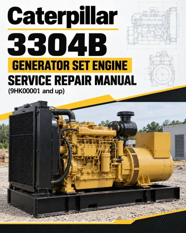 Caterpillar CAT 3304B Generator Set Engine Service Repair Manual (9HK00001 and up) Caterpillar CAT 3304B Generator Set Engine Service Repair Manual (9HK00001 and up)