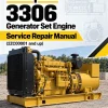 Caterpillar CAT 3306 Generator Set Engine Service Repair Manual (2ZC00001 and up)