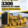 Caterpillar CAT 3306 Generator Set Engine Service Repair Manual (7HB00001 and up) Caterpillar CAT 3306 Generator Set Engine Service Repair Manual (7HB00001 and up)