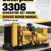 Caterpillar CAT 3306 Generator Set Engine Service Repair Manual (7KF00001 and up)