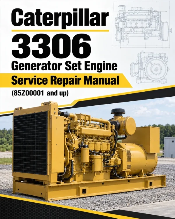 Caterpillar CAT 3306 Generator Set Engine Service Repair Manual (85Z00001 and up)