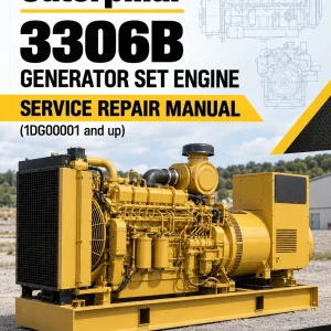 Caterpillar CAT 3306B Generator Set Engine Service Repair Manual (1DG00001 and up)