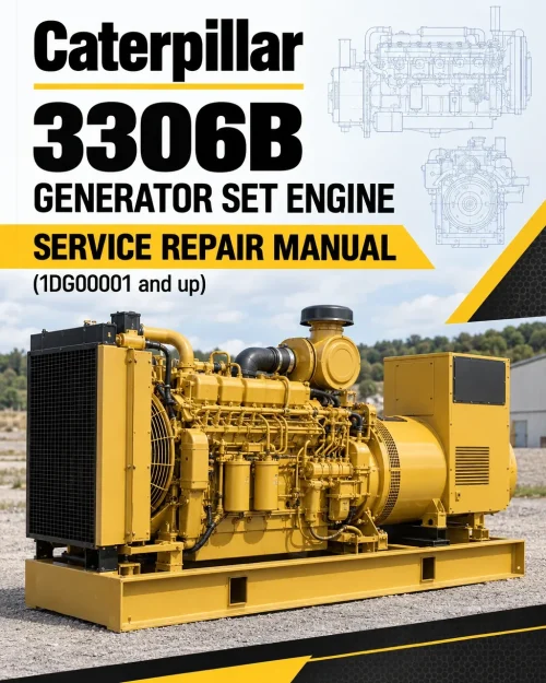 Caterpillar CAT 3306B Generator Set Engine Service Repair Manual (1DG00001 and up) Caterpillar CAT 3306B Generator Set Engine Service Repair Manual (1DG00001 and up)