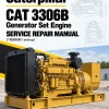 Caterpillar CAT 3306B Generator Set Engine Service Repair Manual (1RD00001 and up)
