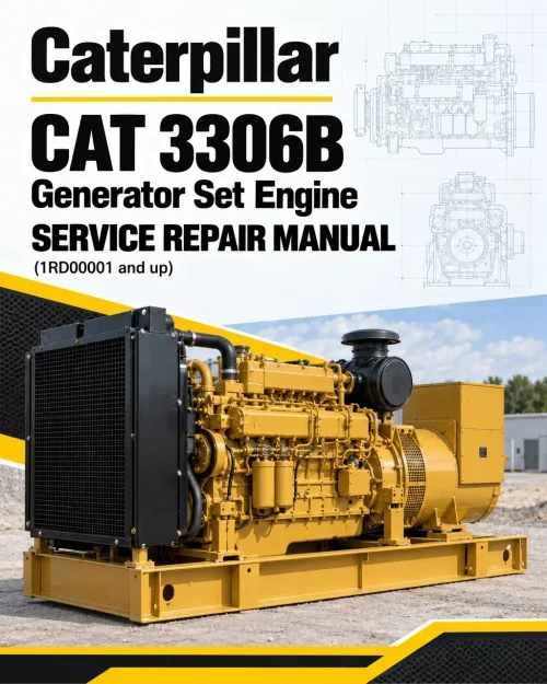 Caterpillar CAT 3306B Generator Set Engine Service Repair Manual (1RD00001 and up) Caterpillar CAT 3306B Generator Set Engine Service Repair Manual (1RD00001 and up)