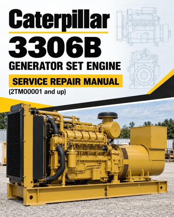 Caterpillar CAT 3306B Generator Set Engine Service Repair Manual (2TM00001 and up) Caterpillar CAT 3306B Generator Set Engine Service Repair Manual (2TM00001 and up)