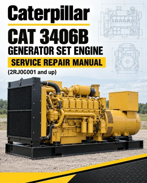 Caterpillar CAT 3406B Generator Set Engine Service Repair Manual (2RJ00001 and up) Caterpillar CAT 3406B Generator Set Engine Service Repair Manual (2RJ00001 and up)