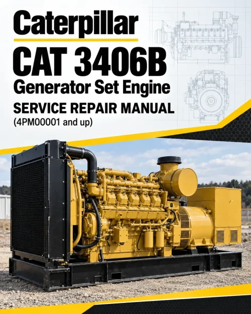 Caterpillar CAT 3406B Generator Set Engine Service Repair Manual (4PM00001 and up) Caterpillar CAT 3406B Generator Set Engine Service Repair Manual (4PM00001 and up)