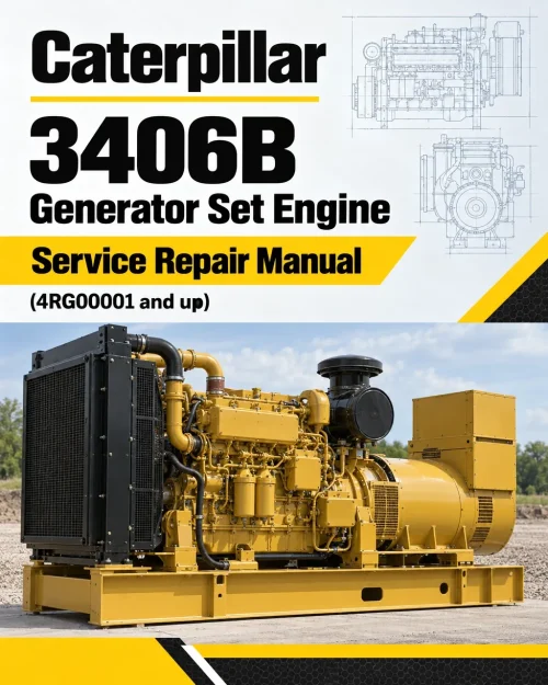 Caterpillar CAT 3406B Generator Set Engine Service Repair Manual (4RG00001 and up) Caterpillar CAT 3406B Generator Set Engine Service Repair Manual (4RG00001 and up)
