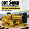 Caterpillar CAT 3406B Generator Set Engine Service Repair Manual (6TG00001 and up)