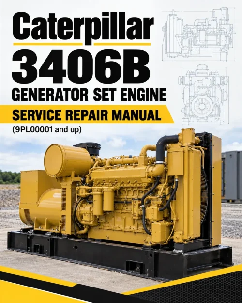 Caterpillar CAT 3406B Generator Set Engine Service Repair Manual (9PL00001 and up) Caterpillar CAT 3406B Generator Set Engine Service Repair Manual (9PL00001 and up)