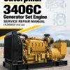 Caterpillar CAT 3406C Generator Set Engine Service Repair Manual (1LS00001 and up)