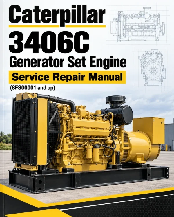 Caterpillar CAT 3406C Generator Set Engine Service Repair Manual (8FS00001 and up) Caterpillar CAT 3406C Generator Set Engine Service Repair Manual (8FS00001 and up)