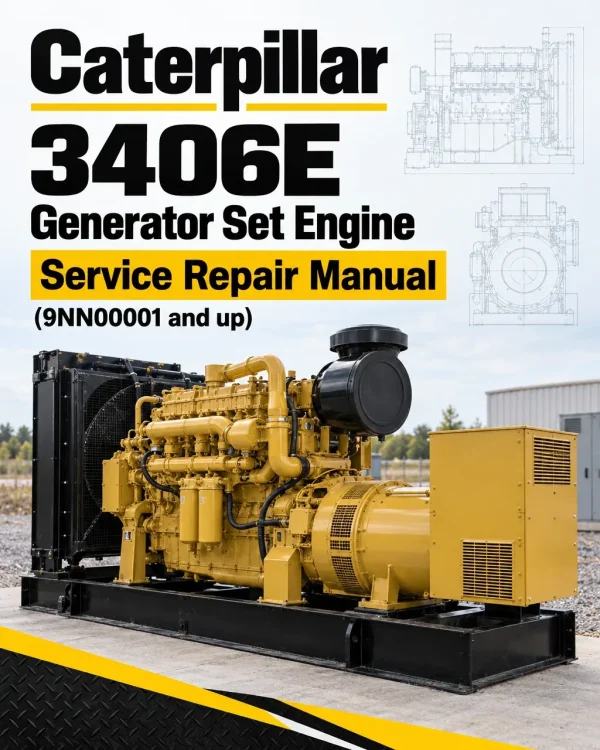 Caterpillar CAT 3406E Generator Set Engine Service Repair Manual (9NN00001 and up) Caterpillar CAT 3406E Generator Set Engine Service Repair Manual (9NN00001 and up)