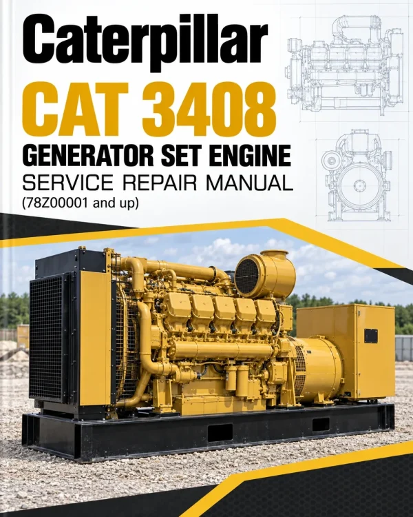 Caterpillar CAT 3408 Generator Set Engine Service Repair Manual (78Z00001 and up) Caterpillar CAT 3408 Generator Set Engine Service Repair Manual (78Z00001 and up)