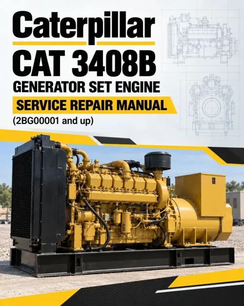 Caterpillar CAT 3408B Generator Set Engine Service Repair Manual (2BG00001 and up) Caterpillar CAT 3408B Generator Set Engine Service Repair Manual (2BG00001 and up)
