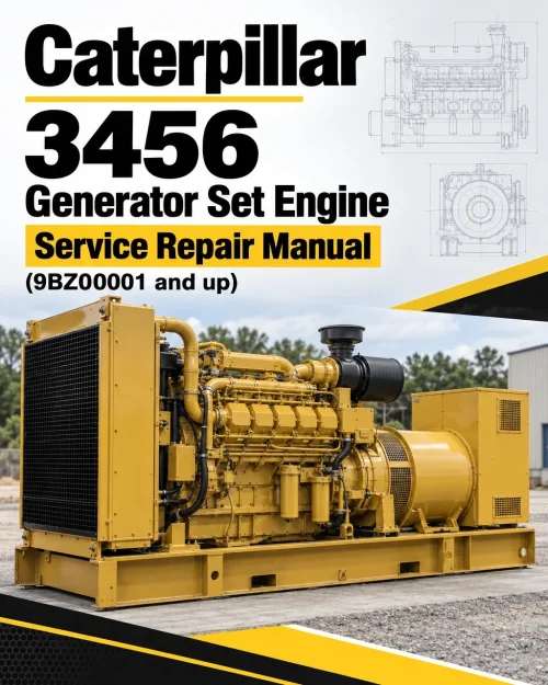 Caterpillar CAT 3456 Generator Set Engine Service Repair Manual (9BZ00001 and up) Caterpillar CAT 3456 Generator Set Engine Service Repair Manual (9BZ00001 and up)