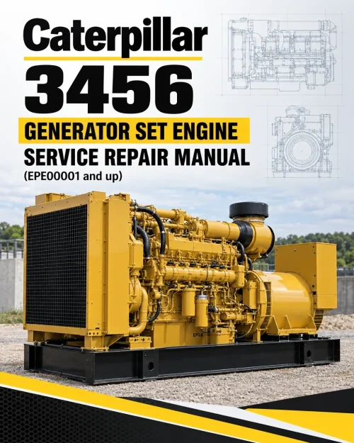 Caterpillar CAT 3456 Generator Set Engine Service Repair Manual (EPE00001 and up) Caterpillar CAT 3456 Generator Set Engine Service Repair Manual (EPE00001 and up)