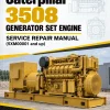 Caterpillar CAT 3508 Generator Set Engine Service Repair Manual (5XM00001 and up) Caterpillar CAT 3508 Generator Set Engine Service Repair Manual (5XM00001 and up)