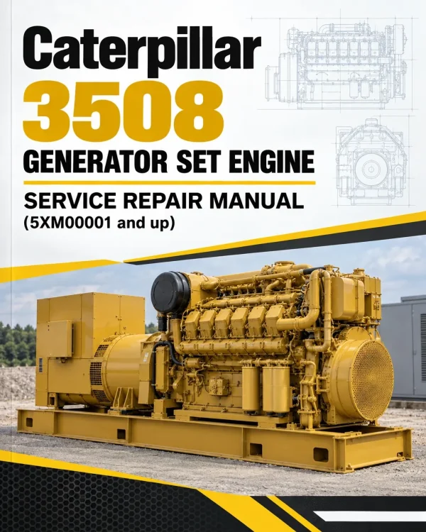 Caterpillar CAT 3508 Generator Set Engine Service Repair Manual (5XM00001 and up) Caterpillar CAT 3508 Generator Set Engine Service Repair Manual (5XM00001 and up)