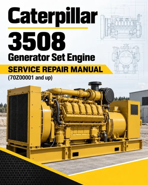 Caterpillar CAT 3508 Generator Set Engine Service Repair Manual (70Z00001 and up) Caterpillar CAT 3508 Generator Set Engine Service Repair Manual (70Z00001 and up)