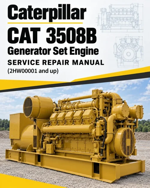 Caterpillar CAT 3508B Generator Set Engine Service Repair Manual (2HW00001 and up) Caterpillar CAT 3508B Generator Set Engine Service Repair Manual (2HW00001 and up)